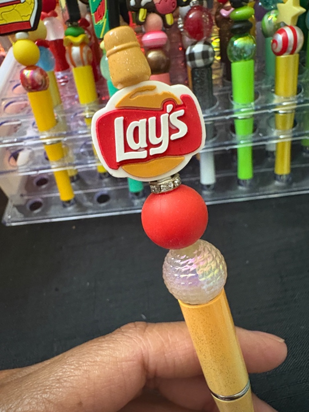 Lays Yellow and Red Pen